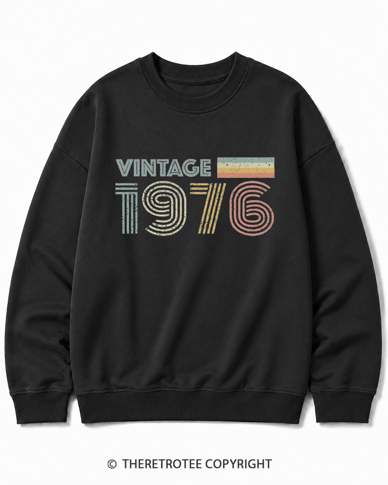 TheRetroTee 1976 Vintage Cotton Sweatshirt