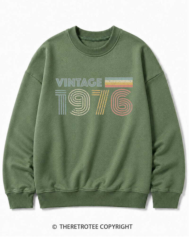 TheRetroTee 1976 Vintage Cotton Sweatshirt