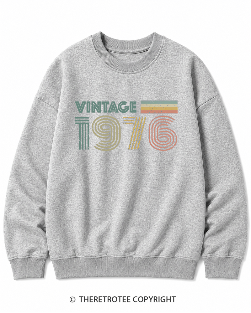 TheRetroTee 1976 Vintage Cotton Sweatshirt