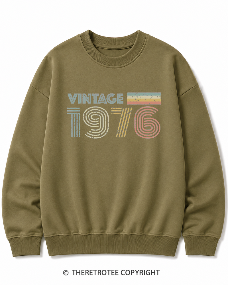 TheRetroTee 1976 Vintage Cotton Sweatshirt