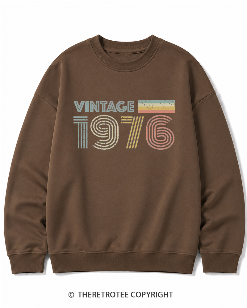 TheRetroTee 1976 Vintage Cotton Sweatshirt