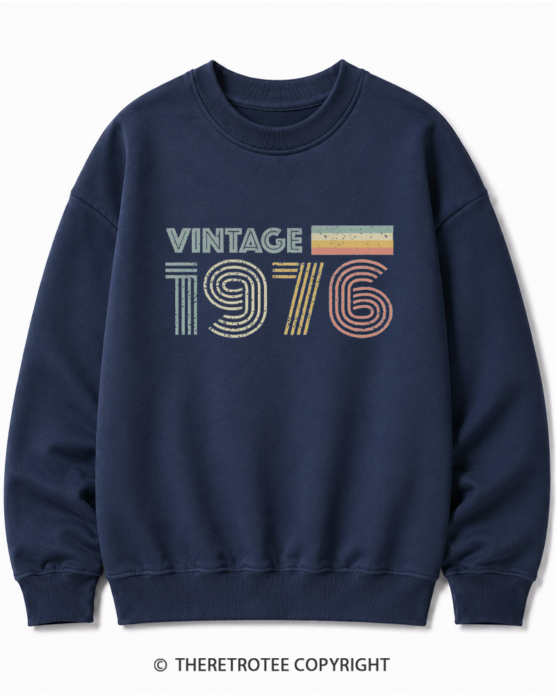 TheRetroTee 1976 Vintage Cotton Sweatshirt