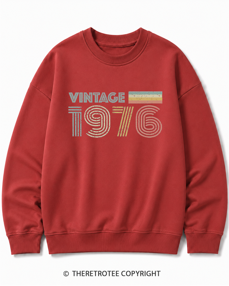 TheRetroTee 1976 Vintage Cotton Sweatshirt