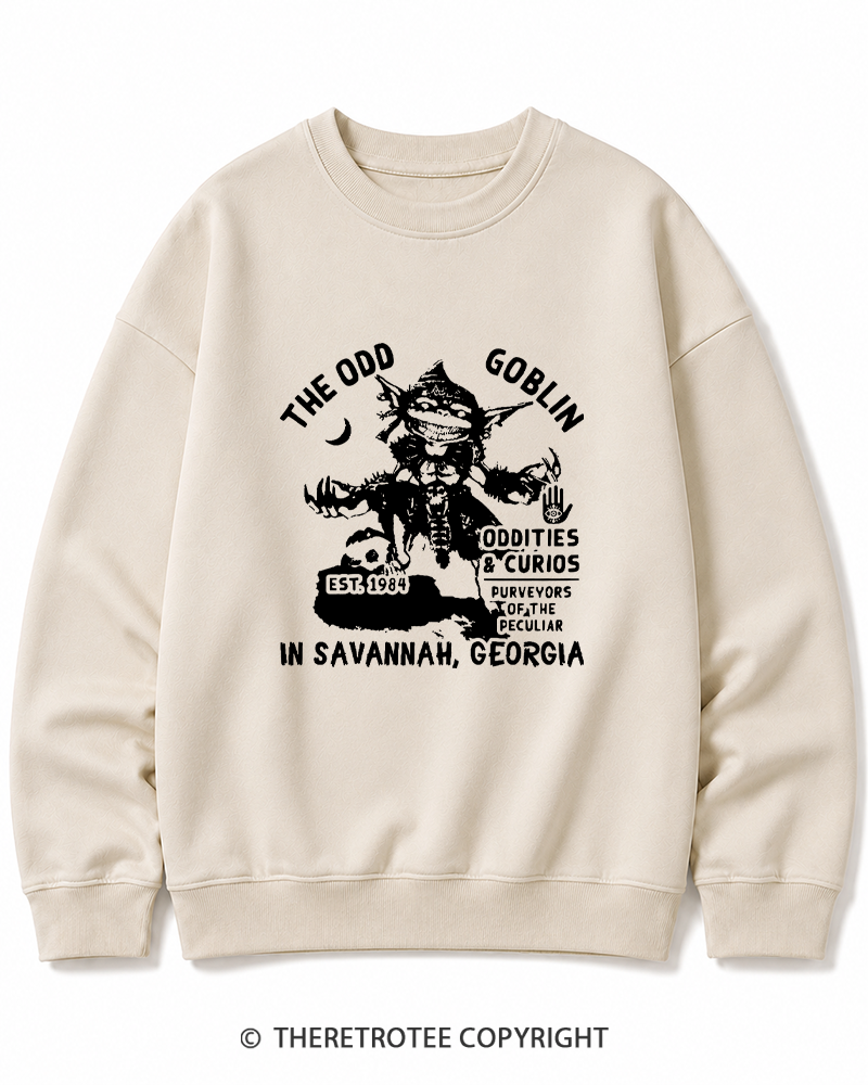 TheRetroTee Unusual Occult 1980s Cotton Sweatshirt