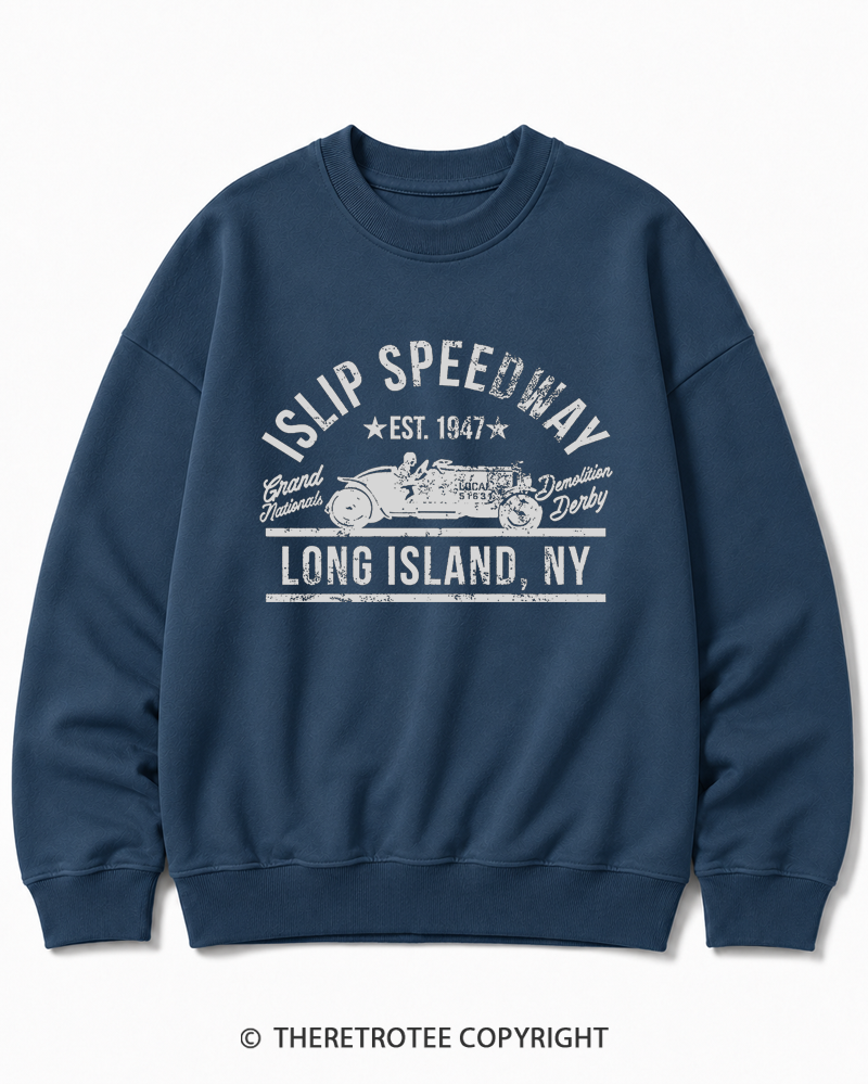 TheRetroTee Islip Speedway 1960s Cotton Sweatshirt