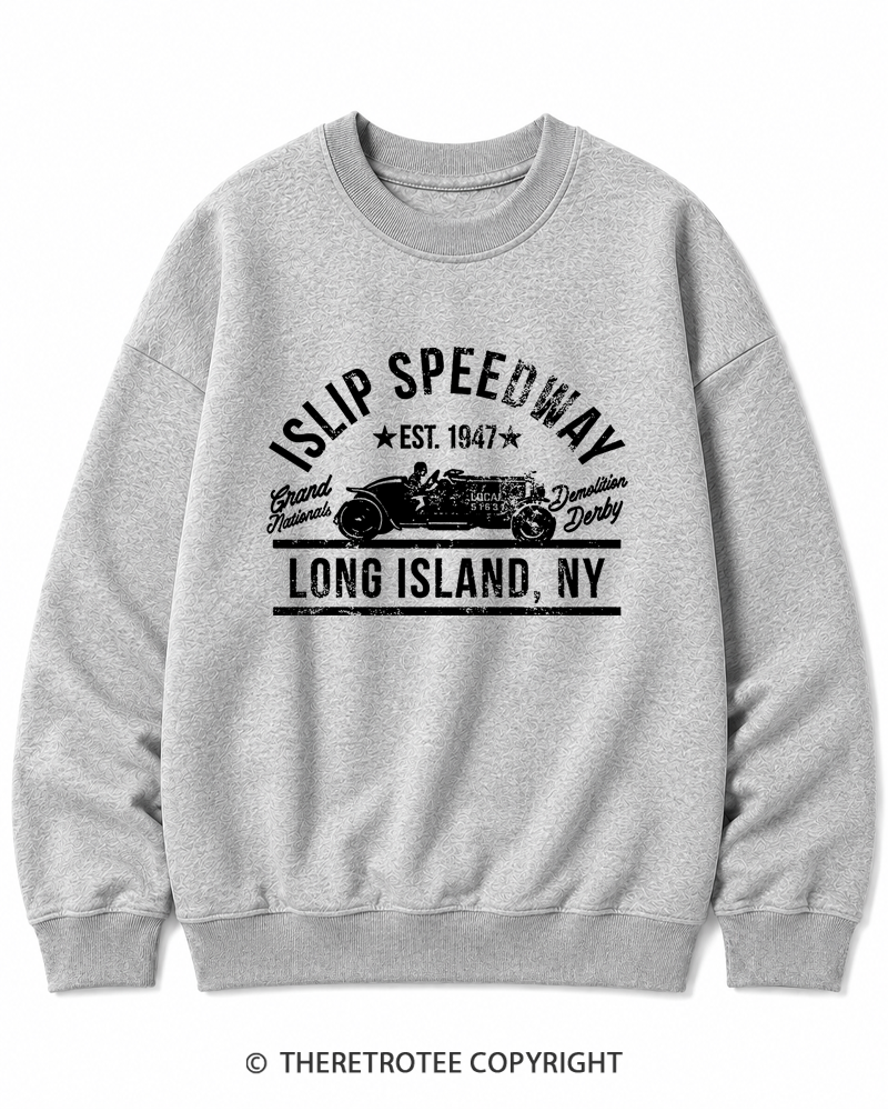 TheRetroTee Islip Speedway 1960s Cotton Sweatshirt