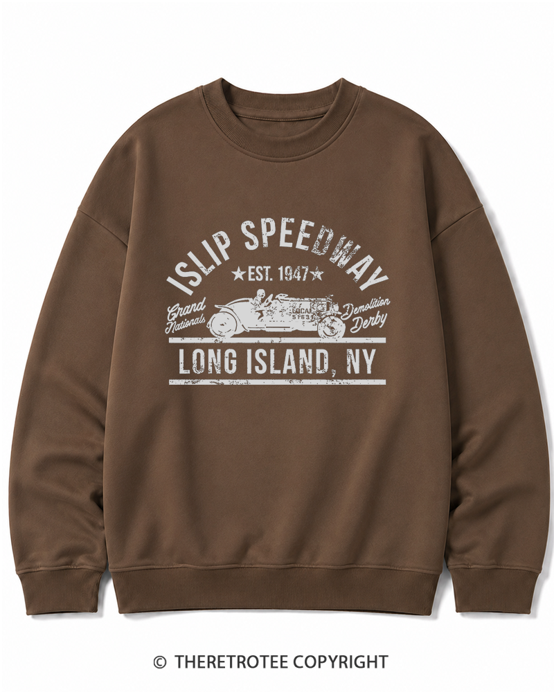 TheRetroTee Islip Speedway 1960s Cotton Sweatshirt