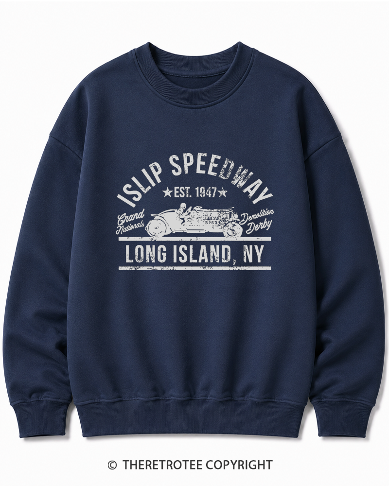 TheRetroTee Islip Speedway 1960s Cotton Sweatshirt