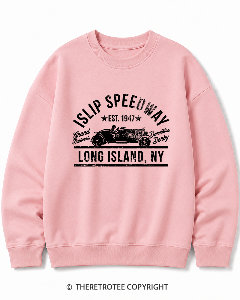 TheRetroTee Islip Speedway 1960s Cotton Sweatshirt