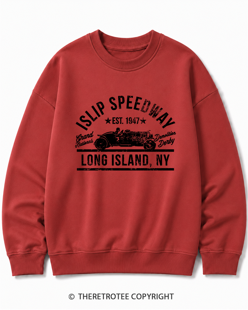 TheRetroTee Islip Speedway 1960s Cotton Sweatshirt