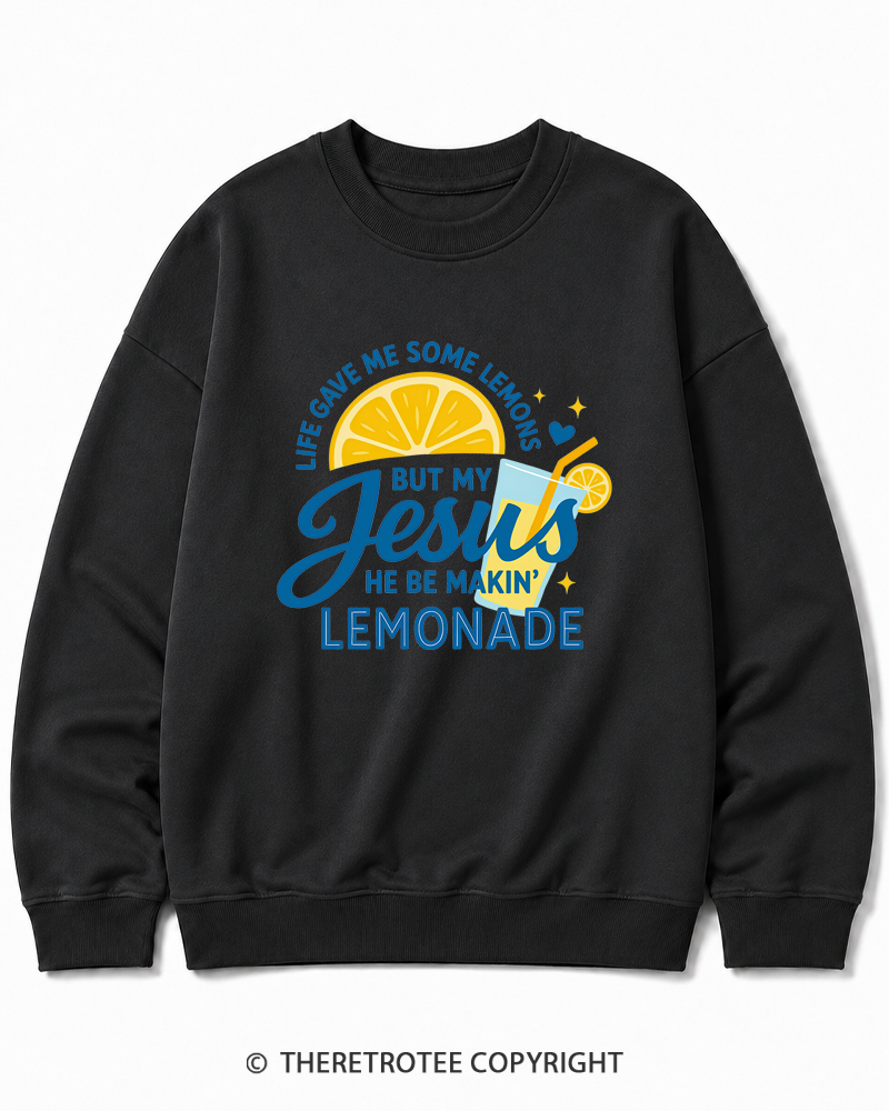 TheRetroTee Life Gave Me Some Lemons Cotton Sweatshirt