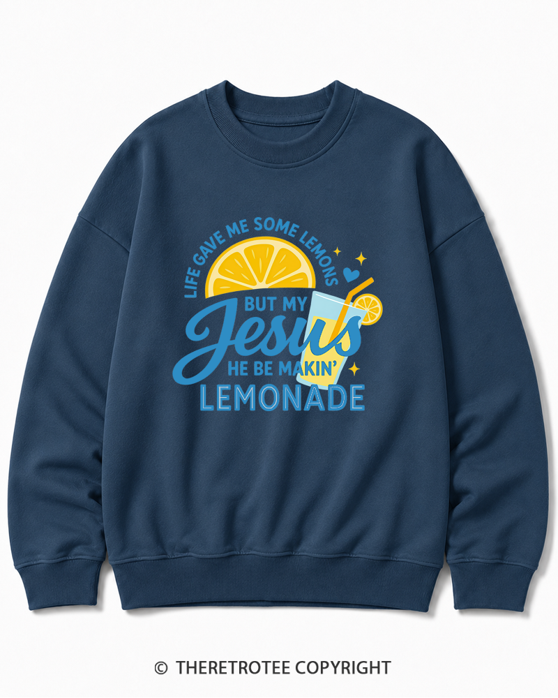 TheRetroTee Life Gave Me Some Lemons Cotton Sweatshirt