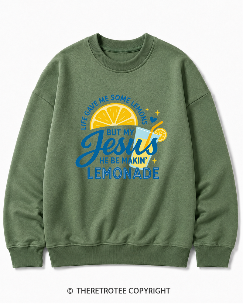 TheRetroTee Life Gave Me Some Lemons Cotton Sweatshirt