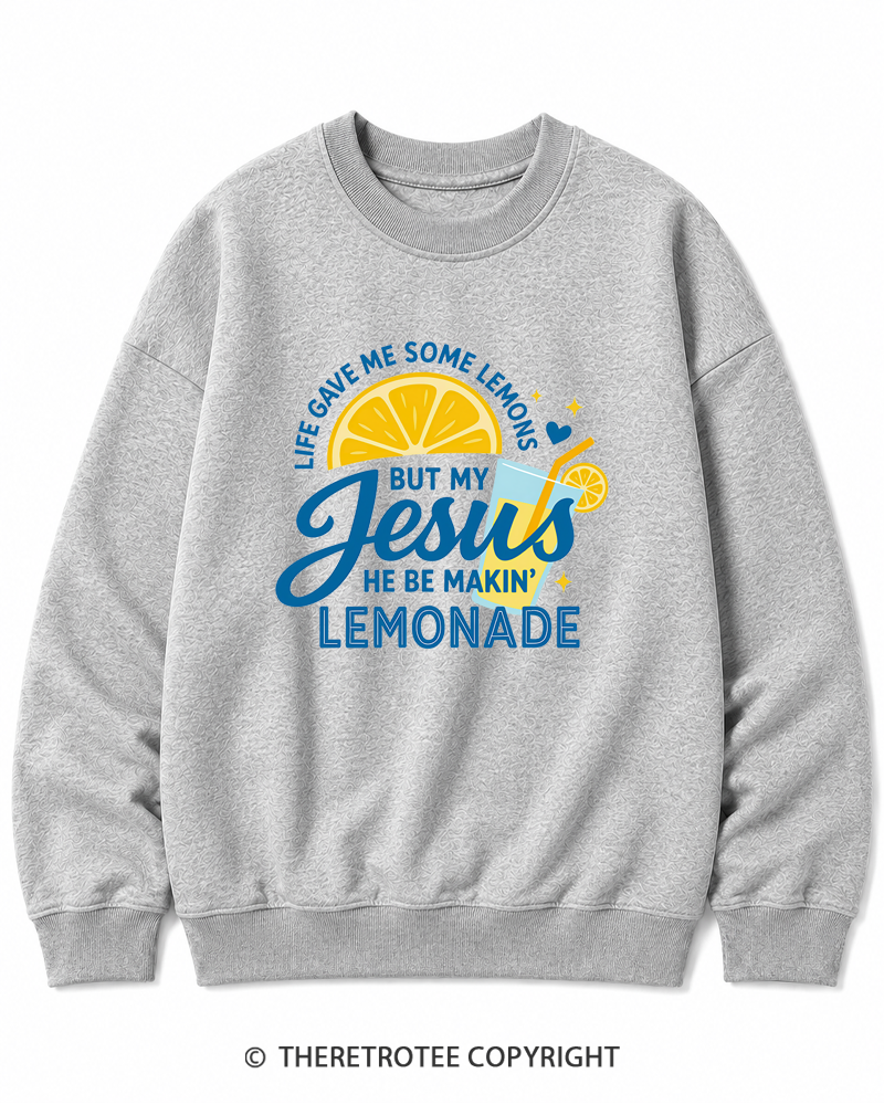 TheRetroTee Life Gave Me Some Lemons Cotton Sweatshirt