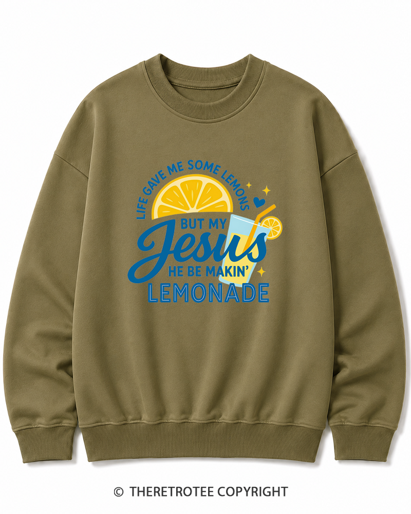 TheRetroTee Life Gave Me Some Lemons Cotton Sweatshirt