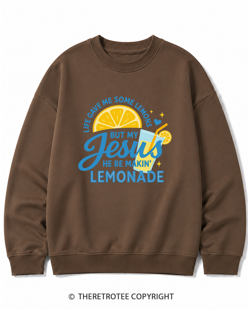 TheRetroTee Life Gave Me Some Lemons Cotton Sweatshirt