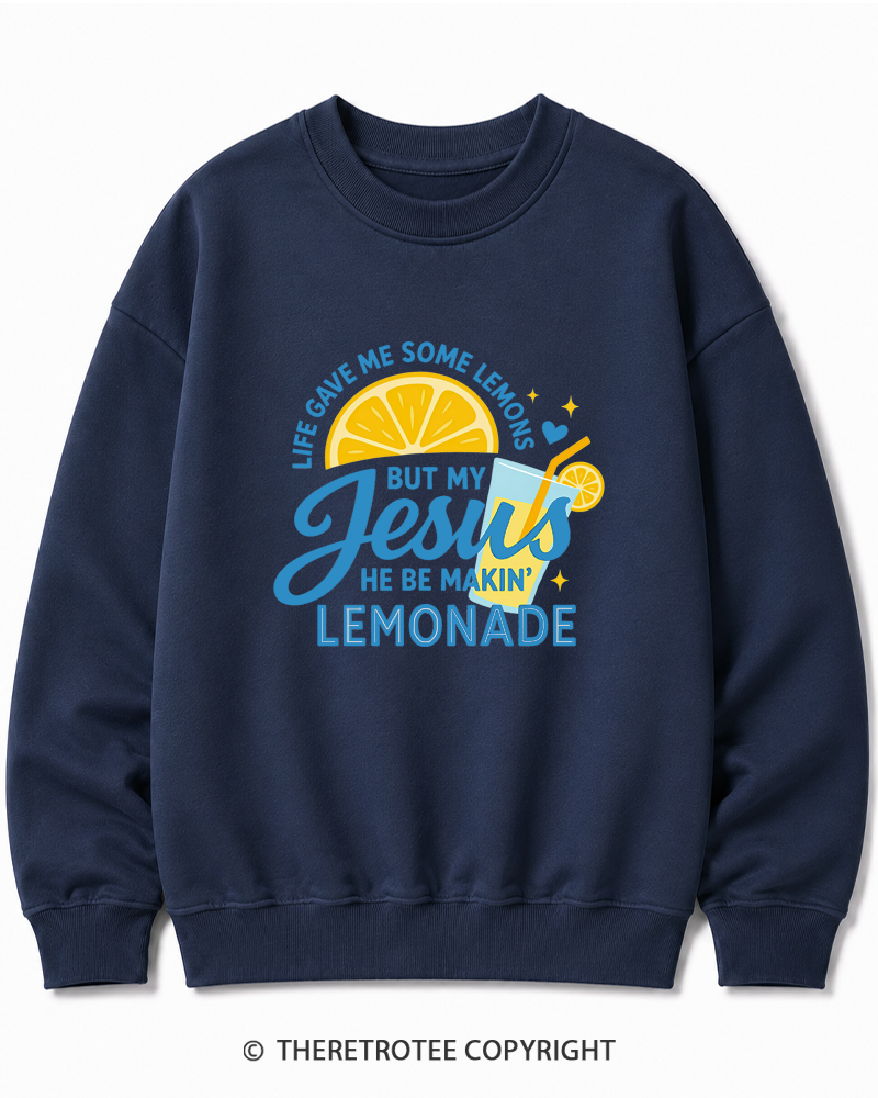 TheRetroTee Life Gave Me Some Lemons Cotton Sweatshirt