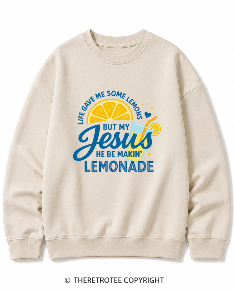 TheRetroTee Life Gave Me Some Lemons Cotton Sweatshirt