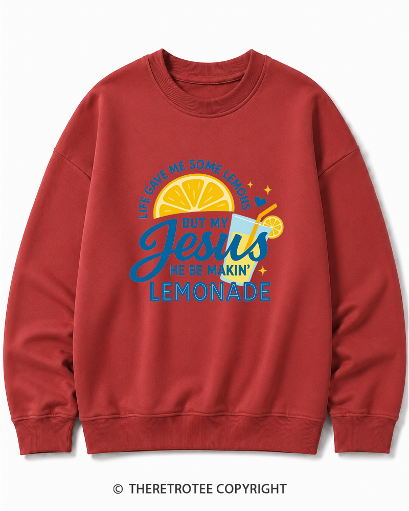 TheRetroTee Life Gave Me Some Lemons Cotton Sweatshirt