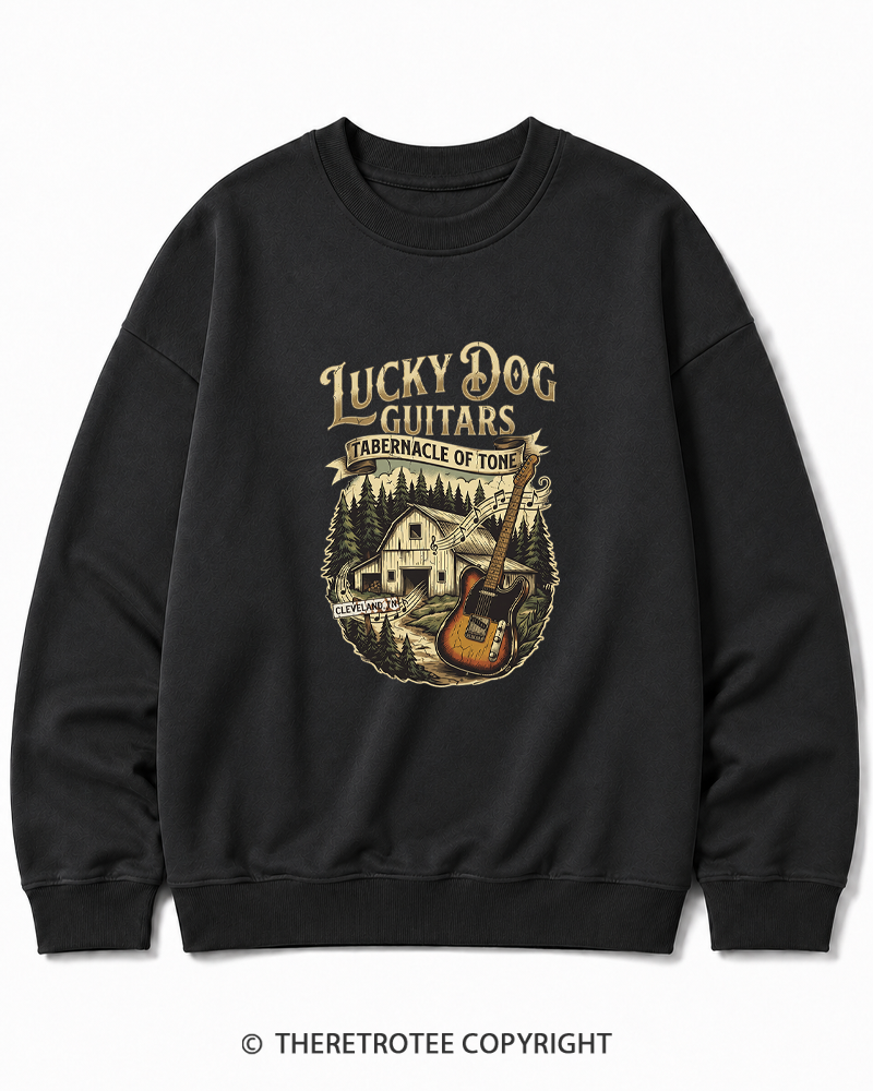 TheRetroTee Classic Guitars Cotton Sweatshirt