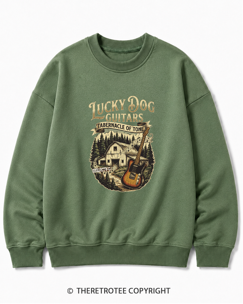 TheRetroTee Classic Guitars Cotton Sweatshirt