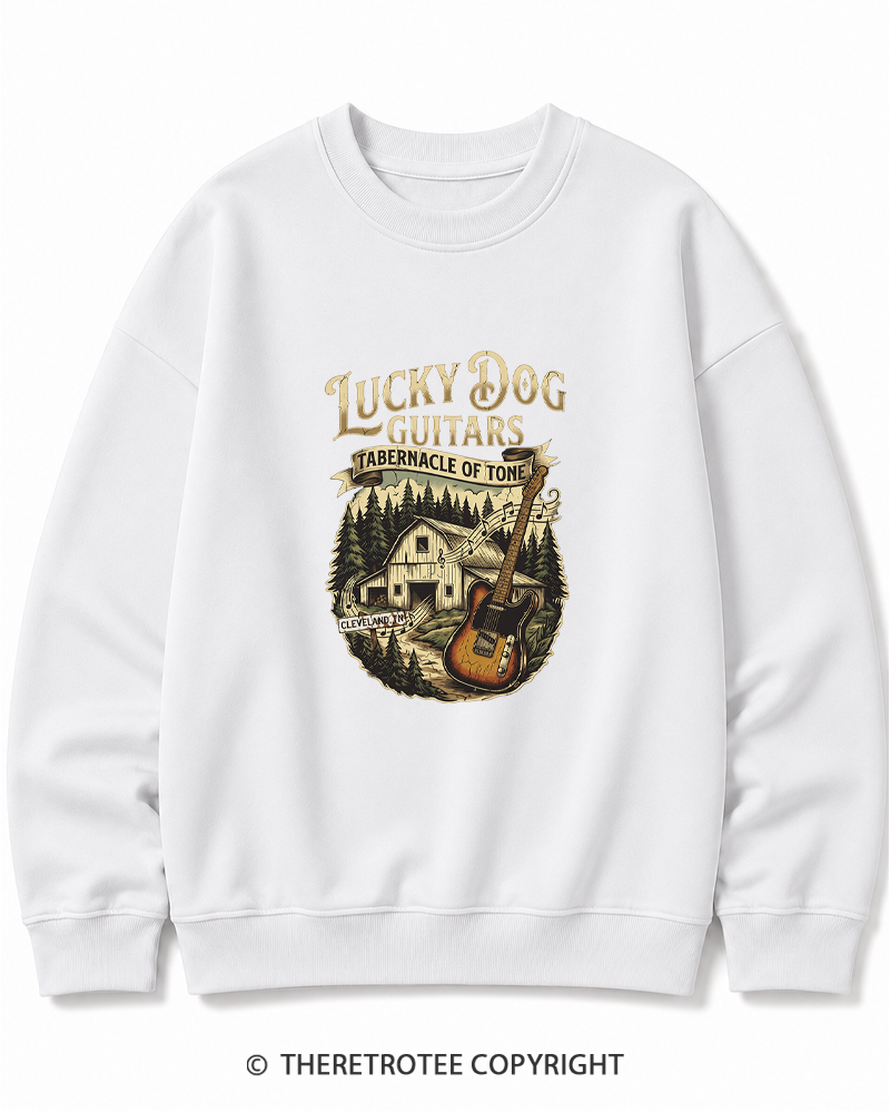 TheRetroTee Classic Guitars Cotton Sweatshirt