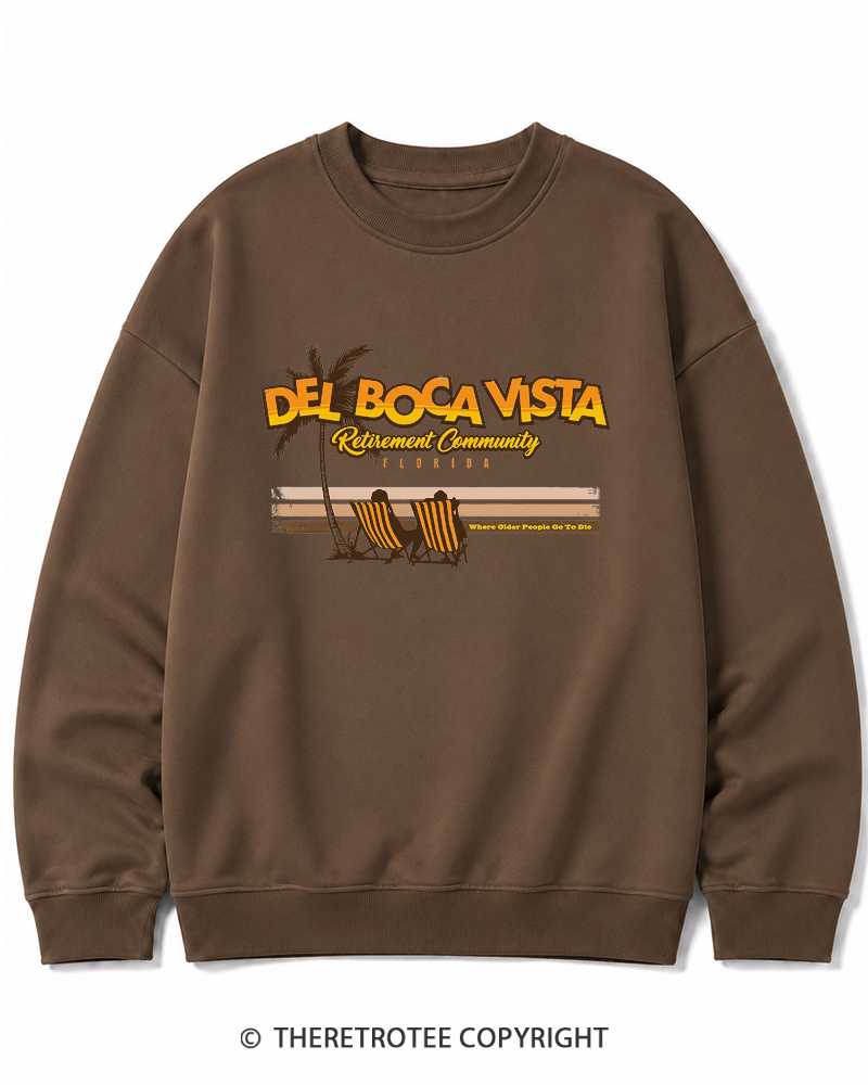 TheRetroTee Del Boca Vista 1990s (2) Cotton Sweatshirt