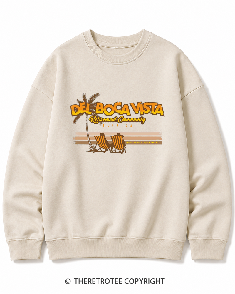 TheRetroTee Del Boca Vista 1990s (2) Cotton Sweatshirt