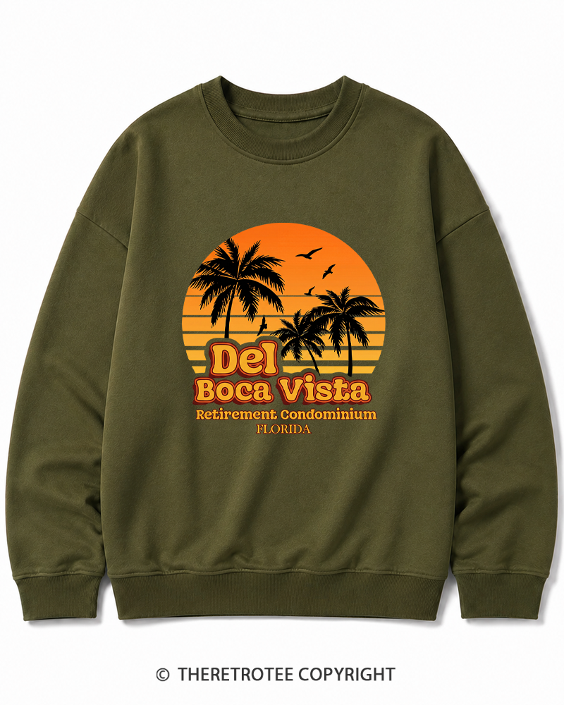 TheRetroTee Del Boca Vista 1990s Cotton Sweatshirt