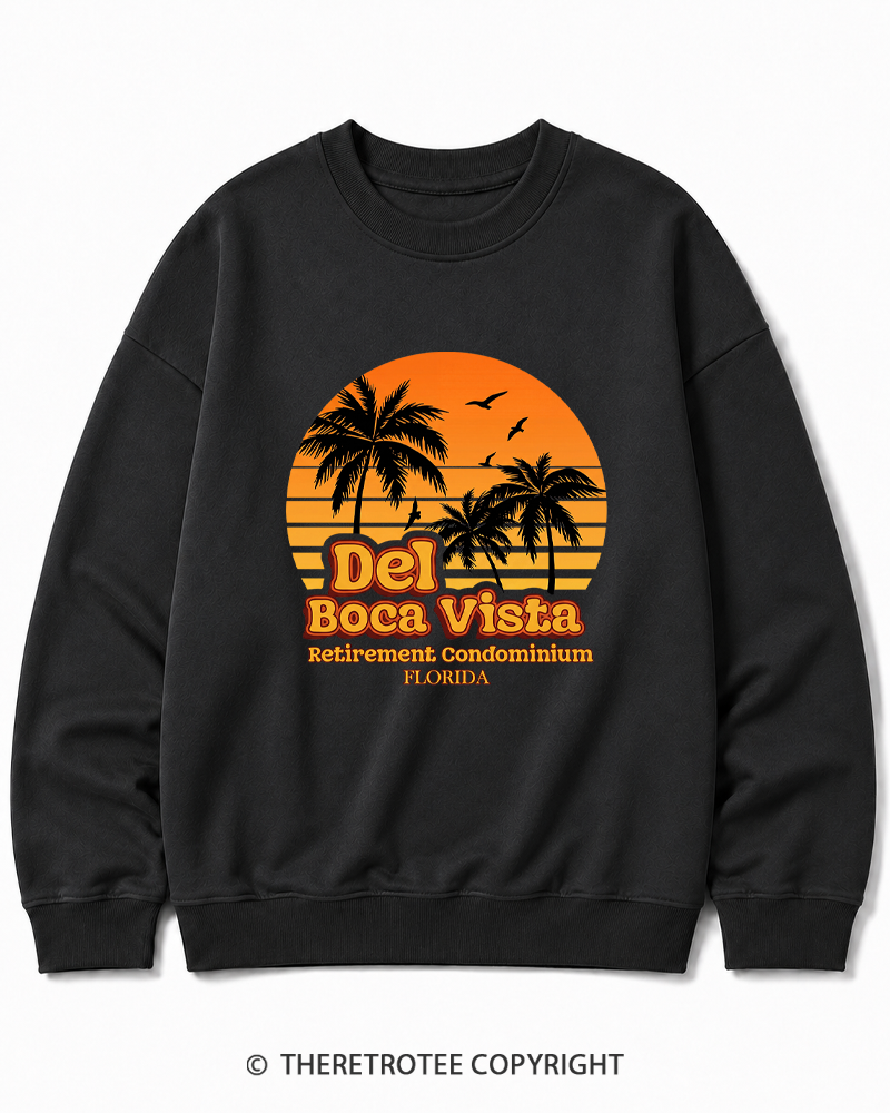TheRetroTee Del Boca Vista 1990s Cotton Sweatshirt