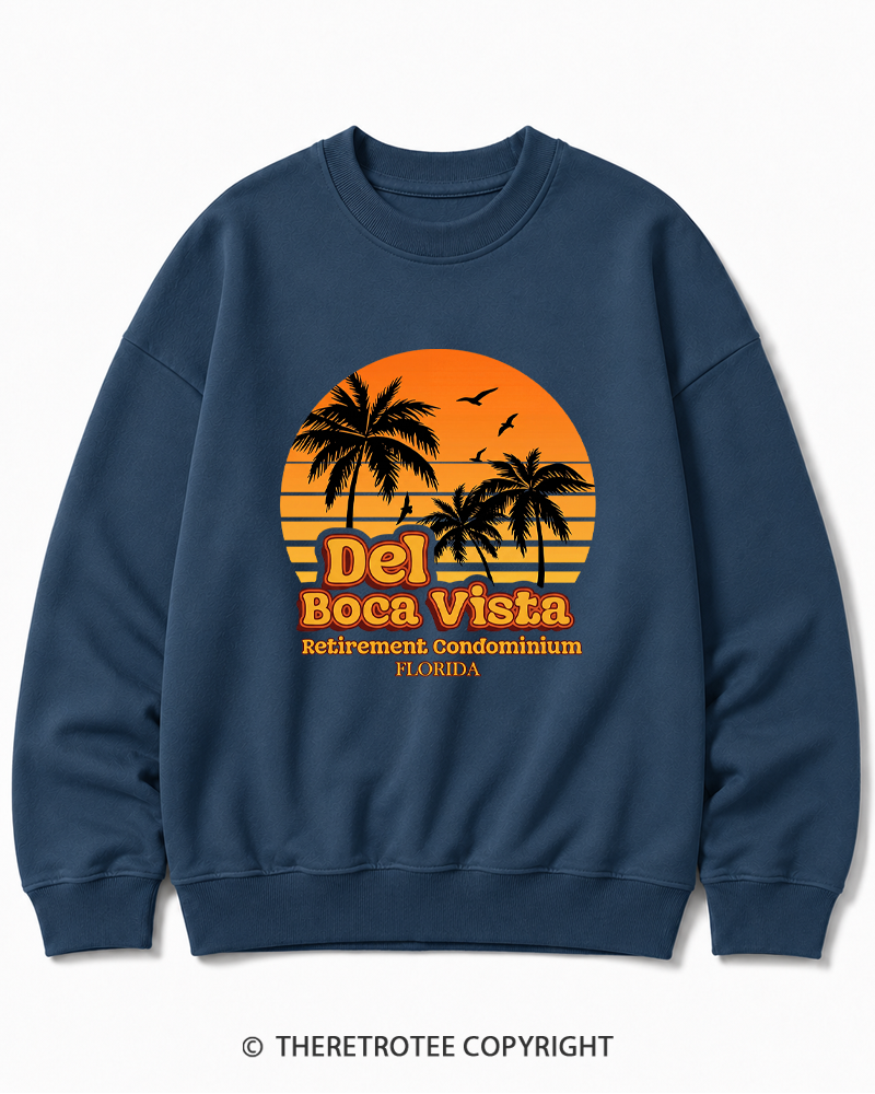 TheRetroTee Del Boca Vista 1990s Cotton Sweatshirt