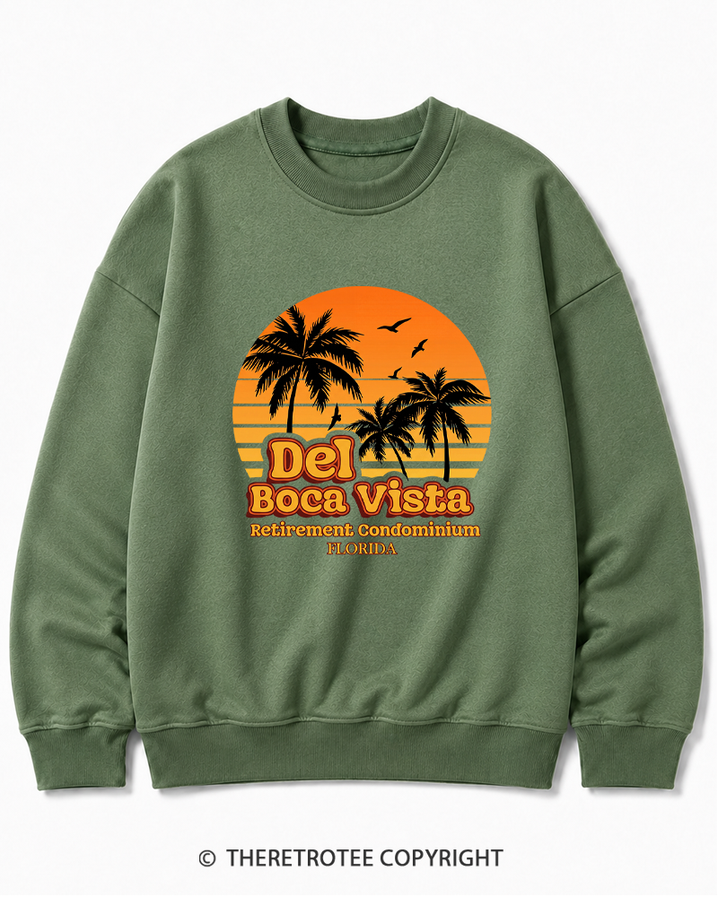 TheRetroTee Del Boca Vista 1990s Cotton Sweatshirt