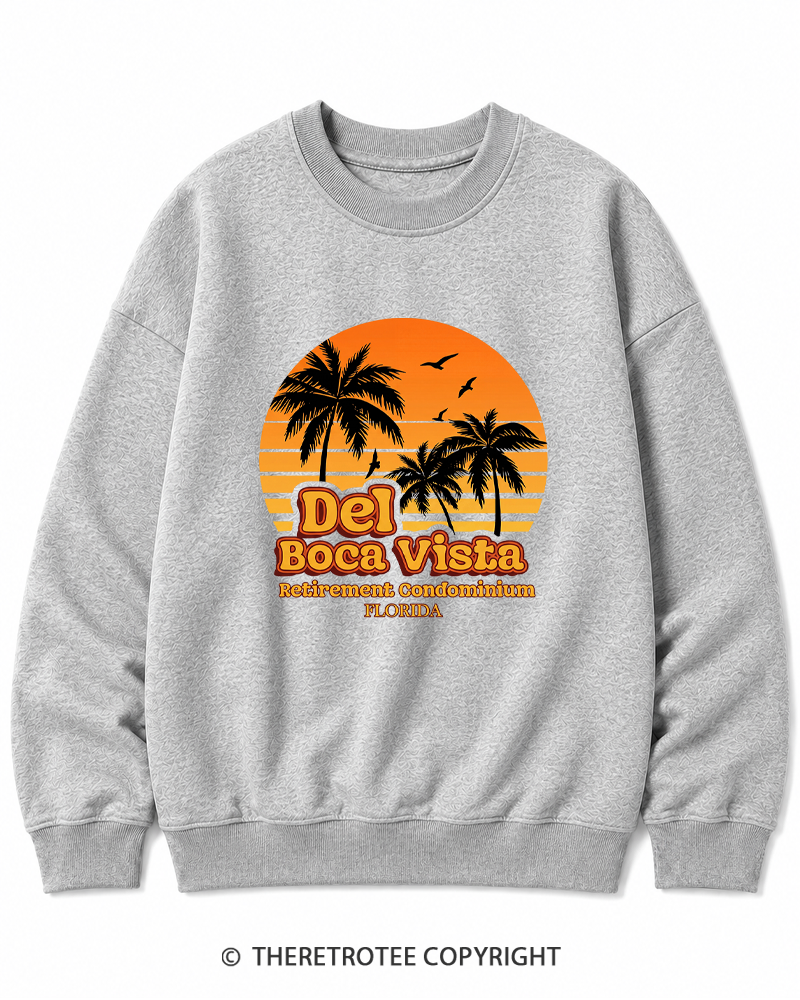 TheRetroTee Del Boca Vista 1990s Cotton Sweatshirt