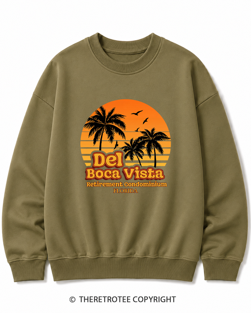 TheRetroTee Del Boca Vista 1990s Cotton Sweatshirt