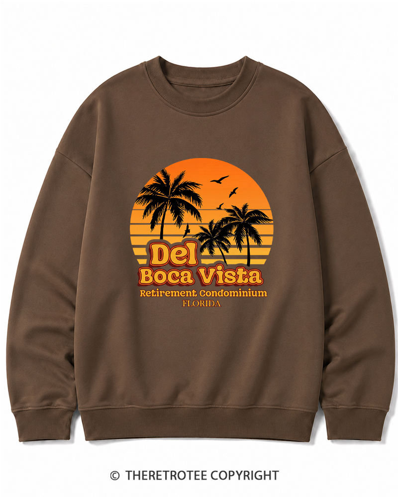 TheRetroTee Del Boca Vista 1990s Cotton Sweatshirt