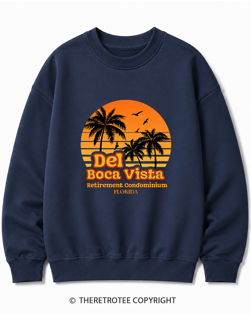 TheRetroTee Del Boca Vista 1990s Cotton Sweatshirt