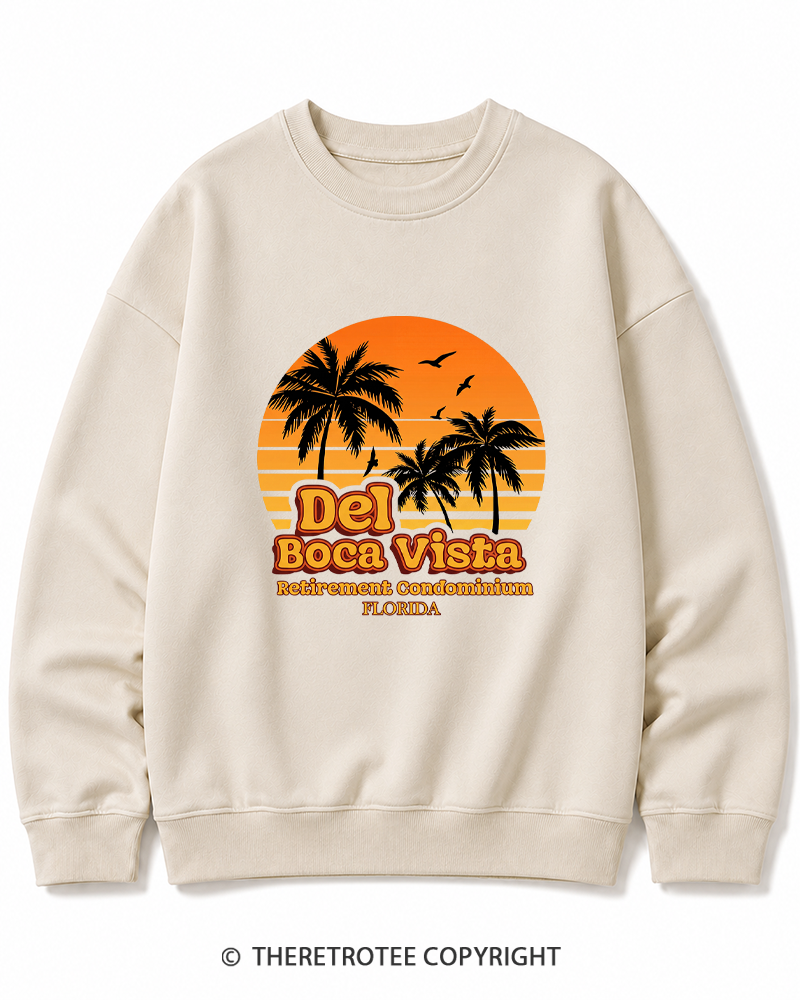 TheRetroTee Del Boca Vista 1990s Cotton Sweatshirt