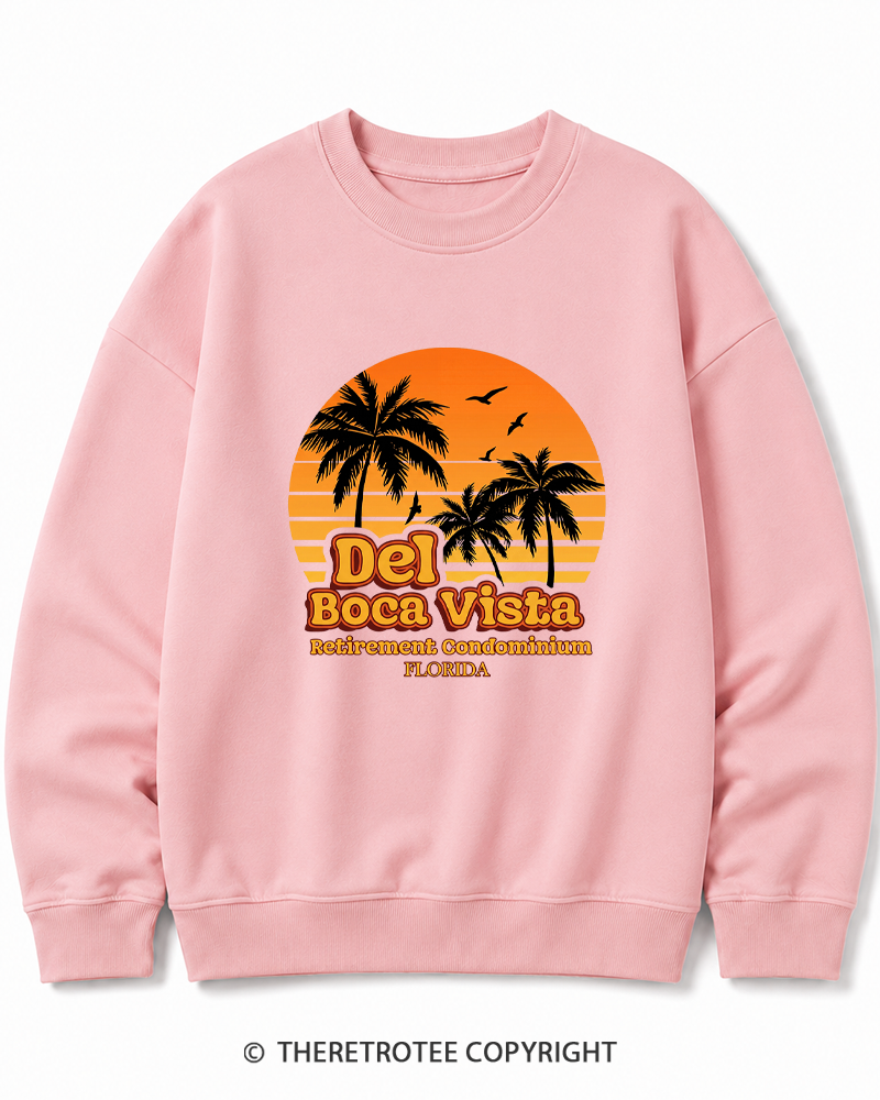 TheRetroTee Del Boca Vista 1990s Cotton Sweatshirt