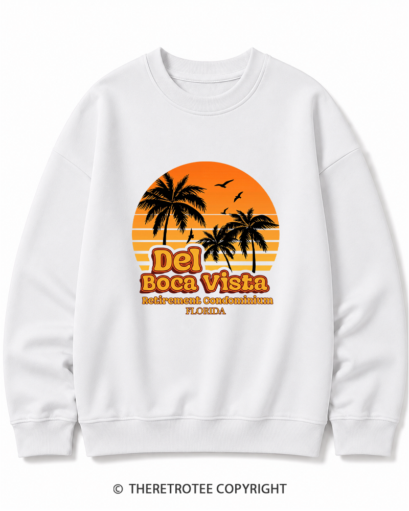 TheRetroTee Del Boca Vista 1990s Cotton Sweatshirt