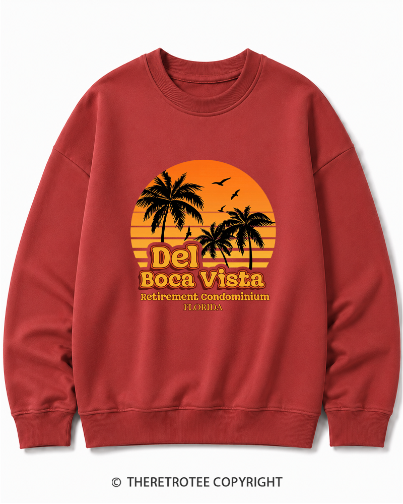 TheRetroTee Del Boca Vista 1990s Cotton Sweatshirt
