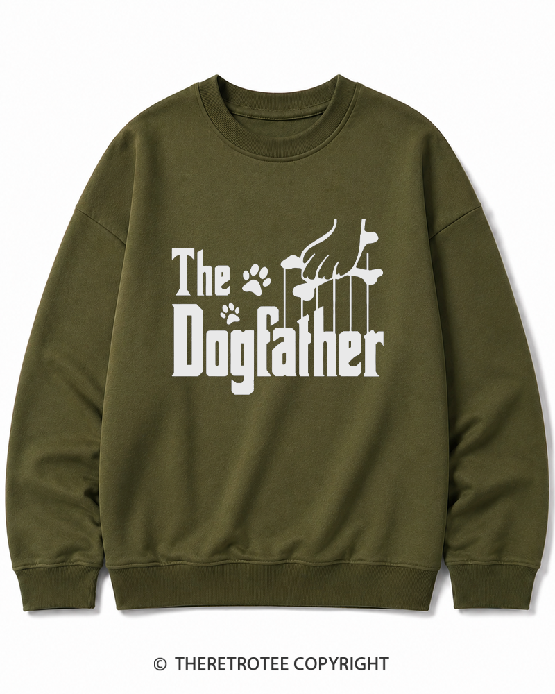 TheRetroTee The Dogfather 1990s Cotton Sweatshirt
