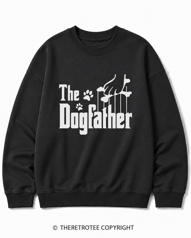 TheRetroTee The Dogfather 1990s Cotton Sweatshirt