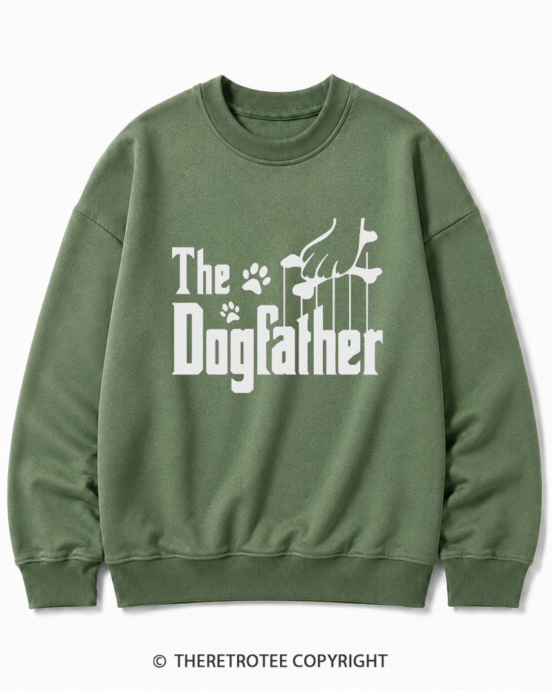 TheRetroTee The Dogfather 1990s Cotton Sweatshirt