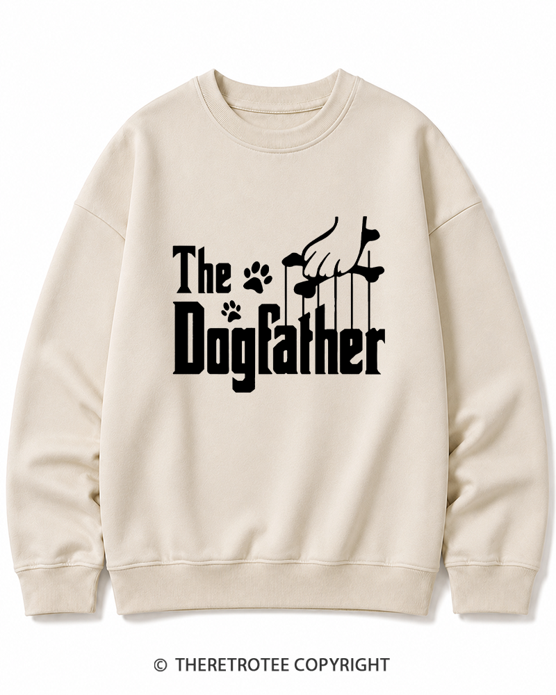 TheRetroTee The Dogfather 1990s Cotton Sweatshirt