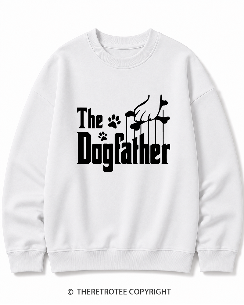 TheRetroTee The Dogfather 1990s Cotton Sweatshirt