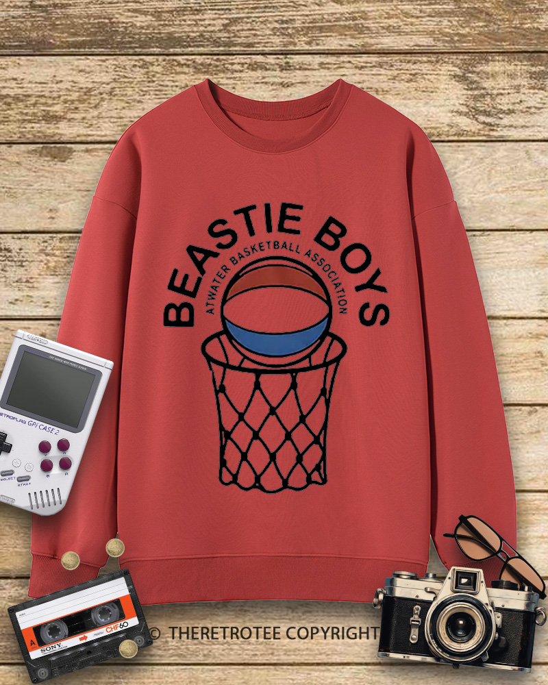 TheRetroTee Atwater Basketball Association Beastie Boys 1980s Sweatshirt