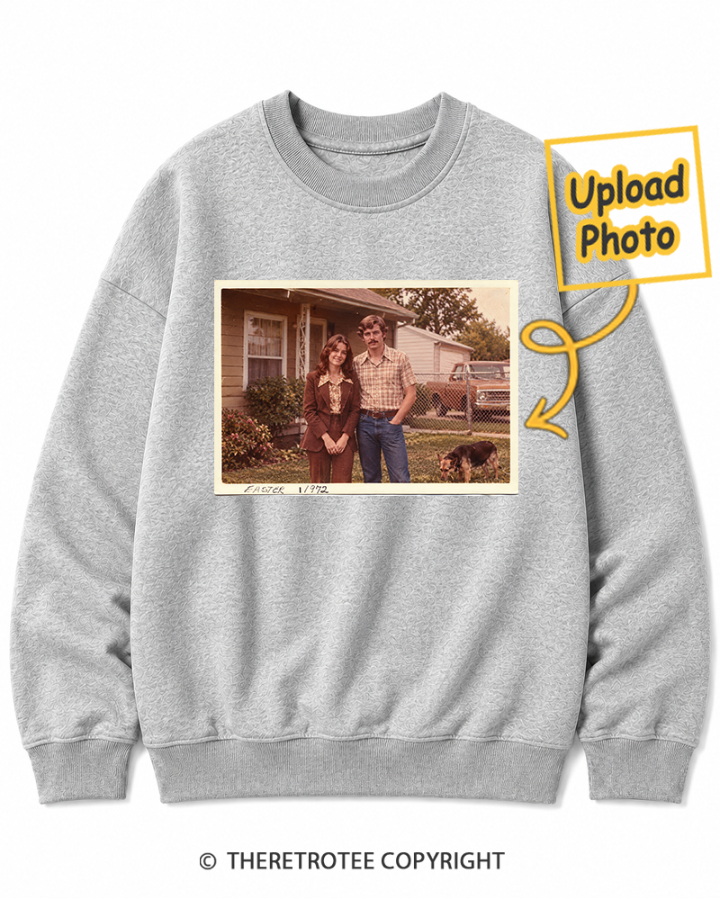 TheRetroTee Personalized Mom & Dad 1972 Sweatshirt