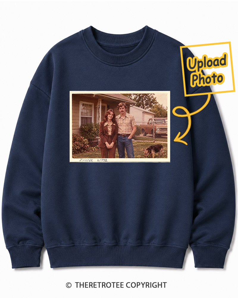 TheRetroTee Personalized Mom & Dad 1972 Sweatshirt