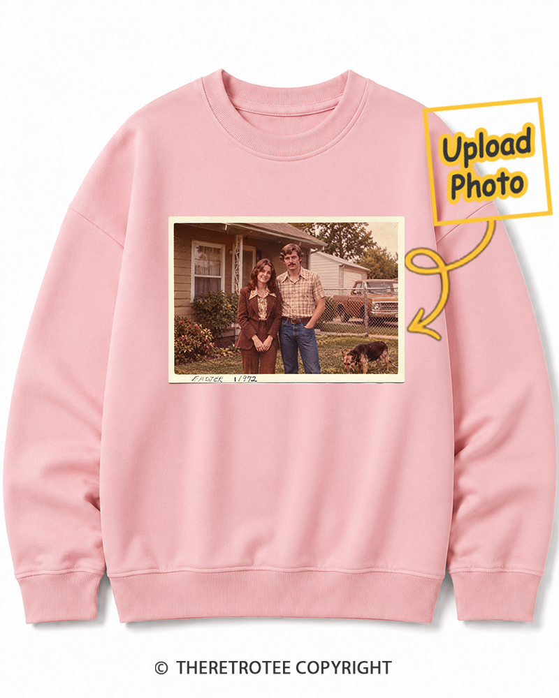 TheRetroTee Personalized Mom & Dad 1972 Sweatshirt