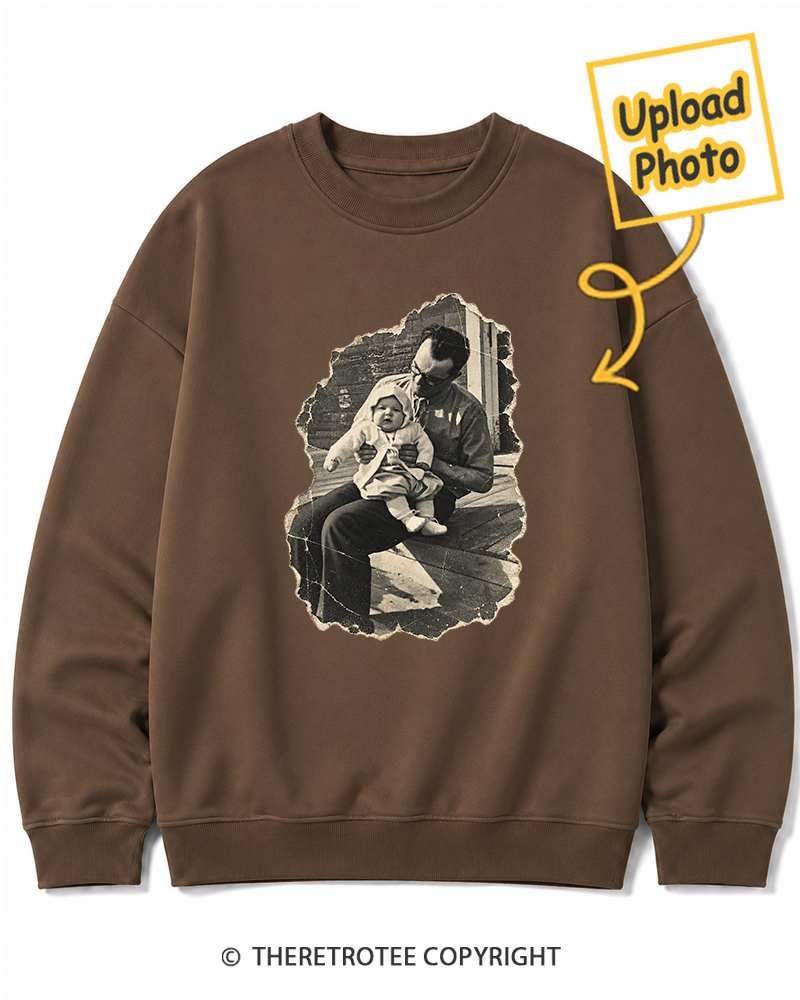 TheRetroTee Personalized Dad in 1970 Sweatshirt